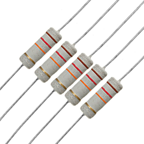 5W 5 watt Metal Oxide Film Resistors 30 Value Assorted 1 ohm ~ 1M ohm Kit 150pcs